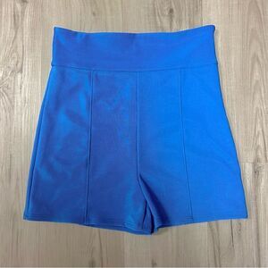 Solemio Electric blue high waisted shorts sz M